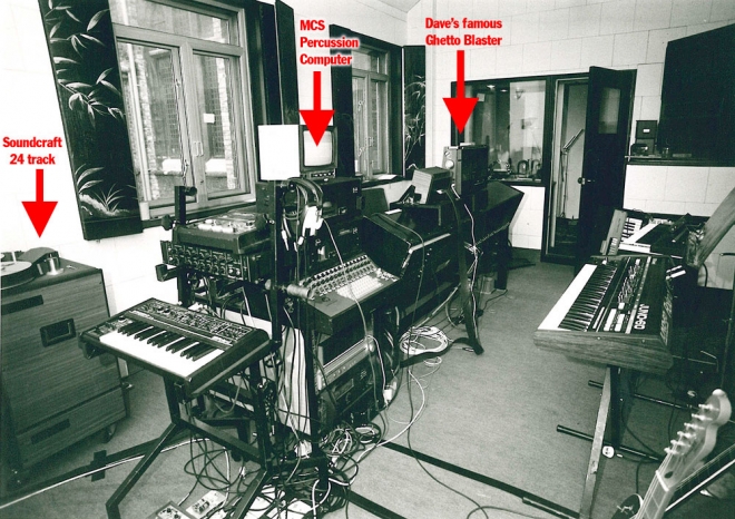 The Eurythmics Studio in 1985 - click to zoom image in new window