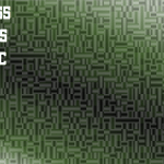 green tetris shapes abstract imagery