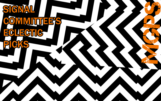 black and white zig zags