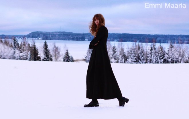 Emmi Maaria in the snow